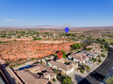 Wake up to sweeping views of Hurricane Cliffs, Zion, and the on Coral Canyon Golf Course in Utah - for sale on GolfHomes.com, golf home, golf lot