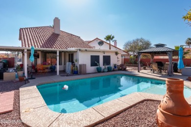 Enjoy your own oasis in the desert. Backyard offers fun in the on Crooked Tree Golf Course in Arizona - for sale on GolfHomes.com, golf home, golf lot