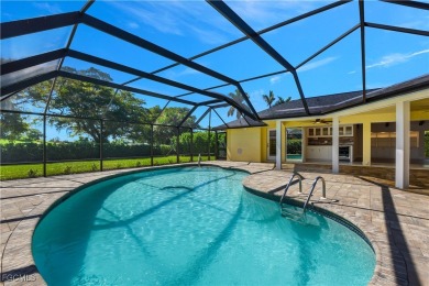 Boasting 3 bedrooms plus a den, 2.5 baths, and a 2-car garage on LaPlaya Golf Club in Florida - for sale on GolfHomes.com, golf home, golf lot