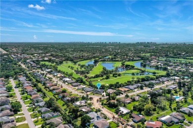 Boasting 3 bedrooms plus a den, 2.5 baths, and a 2-car garage on LaPlaya Golf Club in Florida - for sale on GolfHomes.com, golf home, golf lot