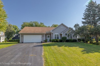 Discover this highly sought-after 3-bedroom, 2-bath ranch home on Bliss Creek Golf Club in Illinois - for sale on GolfHomes.com, golf home, golf lot