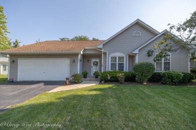 Discover this highly sought-after 3-bedroom, 2-bath ranch home on Bliss Creek Golf Club in Illinois - for sale on GolfHomes.com, golf home, golf lot