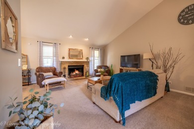 Discover this highly sought-after 3-bedroom, 2-bath ranch home on Bliss Creek Golf Club in Illinois - for sale on GolfHomes.com, golf home, golf lot