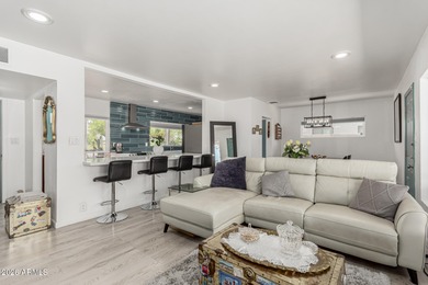 This home has a new roof, new HV/AC system, both replaced last on Encanto 18 Golf Course in Arizona - for sale on GolfHomes.com, golf home, golf lot