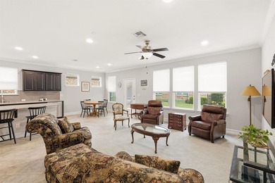 Charming Abbeyville Model located in the vibrant 55+ community on Frisco Lakes Golf Course in Texas - for sale on GolfHomes.com, golf home, golf lot