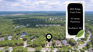 This elegant all-brick, one-level home is perfectly situated in on Reserve Club At St James Plantation in North Carolina - for sale on GolfHomes.com, golf home, golf lot