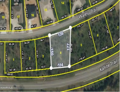 Build your dream home in Kahite! This larger lot is  convenient on Tellico Village -The Links At Kahite Golf Course in Tennessee - for sale on GolfHomes.com, golf home, golf lot