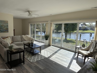 Boating enthusiasts rejoice! With deep water access just steps on Harbour Point Golf Club in North Carolina - for sale on GolfHomes.com, golf home, golf lot