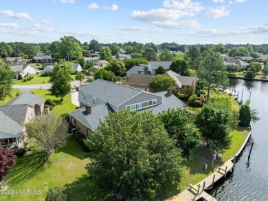 Boating enthusiasts rejoice! With deep water access just steps on Harbour Point Golf Club in North Carolina - for sale on GolfHomes.com, golf home, golf lot