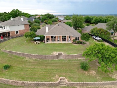 WHAT A VIEW from this great 4 bedroom 2 bath 2 car garage home on Eagle Mountain Country Club  in Texas - for sale on GolfHomes.com, golf home, golf lot