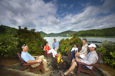 Build your mountain dream home on this easily accessible corner on Trillium Links in North Carolina - for sale on GolfHomes.com, golf home, golf lot