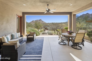 Unobstructed mountain views set the stage for luxurious desert on Troon Country Club in Arizona - for sale on GolfHomes.com, golf home, golf lot