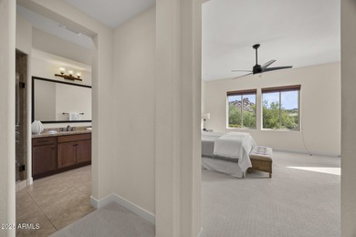 Unobstructed mountain views set the stage for luxurious desert on Troon Country Club in Arizona - for sale on GolfHomes.com, golf home, golf lot