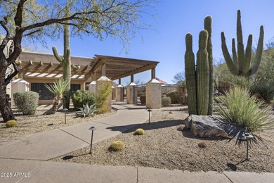 Unobstructed mountain views set the stage for luxurious desert on Troon Country Club in Arizona - for sale on GolfHomes.com, golf home, golf lot