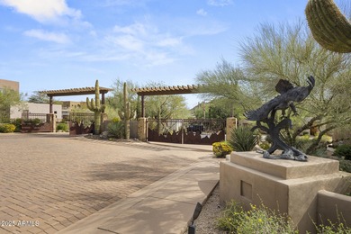 Unobstructed mountain views set the stage for luxurious desert on Troon Country Club in Arizona - for sale on GolfHomes.com, golf home, golf lot