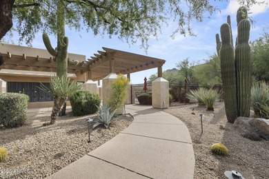 Unobstructed mountain views set the stage for luxurious desert on Troon Country Club in Arizona - for sale on GolfHomes.com, golf home, golf lot