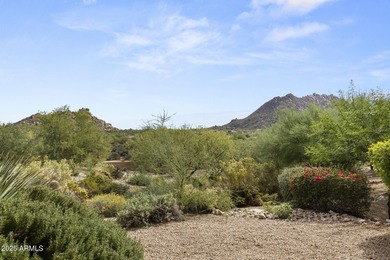Unobstructed mountain views set the stage for luxurious desert on Troon Country Club in Arizona - for sale on GolfHomes.com, golf home, golf lot