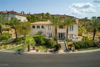 Southwest-inspired elegance meets luxury in this stunning on South Shore At Lake Las Vegas in Nevada - for sale on GolfHomes.com, golf home, golf lot