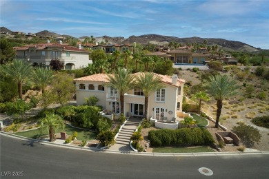 Southwest-inspired elegance meets luxury in this stunning on South Shore At Lake Las Vegas in Nevada - for sale on GolfHomes.com, golf home, golf lot