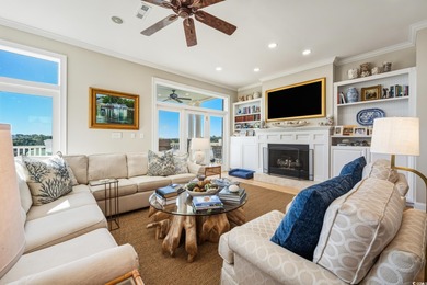 Enjoy breathtaking panoramic views of the marsh, estuary, and on DeBordieu Country Club in South Carolina - for sale on GolfHomes.com, golf home, golf lot