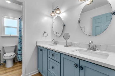 Completely remodeled and finished as of July 2025, this stunning on Saint Josephs Bay Country Club in Florida - for sale on GolfHomes.com, golf home, golf lot