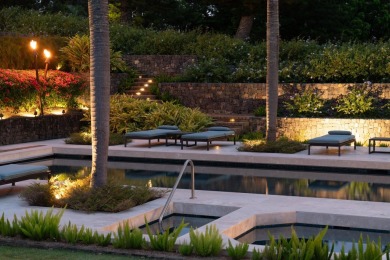 It's not a house, it's a luxury wellness private resort, fully on Kapalua Golf Club - Plantation Course in Hawaii - for sale on GolfHomes.com, golf home, golf lot
