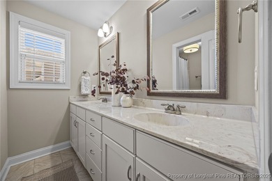 Welcome to this stunning executive-style custom home offering 5 on Kings Grant Golf and Country Club in North Carolina - for sale on GolfHomes.com, golf home, golf lot