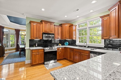 Call Christopher at  to schedule a viewing. Beautiful brick on Green Valley Country Club in South Carolina - for sale on GolfHomes.com, golf home, golf lot