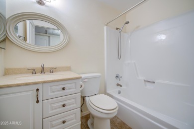 Discover this beautiful 2-bedroom, 2-bathroom home nestled in a on Ahwatukee Country Club in Arizona - for sale on GolfHomes.com, golf home, golf lot