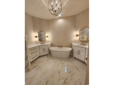 A stunning new custom home by the renowned Carrell Group is on The Members Club At Grande Dunes in South Carolina - for sale on GolfHomes.com, golf home, golf lot