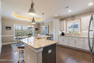Discover easy, low-maintenance living in this like-new beauty on Compass Pointe Golf Course in North Carolina - for sale on GolfHomes.com, golf home, golf lot