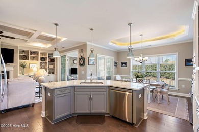 Discover easy, low-maintenance living in this like-new beauty on Compass Pointe Golf Course in North Carolina - for sale on GolfHomes.com, golf home, golf lot