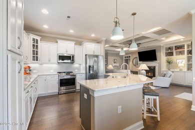Discover easy, low-maintenance living in this like-new beauty on Compass Pointe Golf Course in North Carolina - for sale on GolfHomes.com, golf home, golf lot