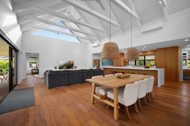 Modern Hawaiian Plantation style residence completed in 2022 and on Kiahuna Golf Club in Hawaii - for sale on GolfHomes.com, golf home, golf lot