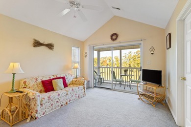 Introducing this fully furnished, top floor, end unit 2-bedroom on River Oaks Golf Plantation  in South Carolina - for sale on GolfHomes.com, golf home, golf lot