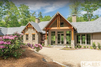 Elegance, sophistication, and mountain mastery converge in this on Headwaters Golf Club in North Carolina - for sale on GolfHomes.com, golf home, golf lot