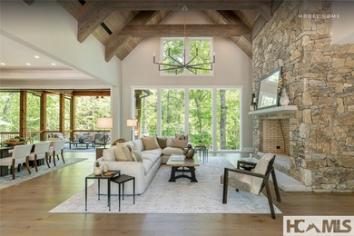 Elegance, sophistication, and mountain mastery converge in this on Headwaters Golf Club in North Carolina - for sale on GolfHomes.com, golf home, golf lot