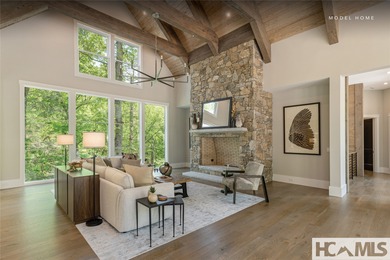 Elegance, sophistication, and mountain mastery converge in this on Headwaters Golf Club in North Carolina - for sale on GolfHomes.com, golf home, golf lot