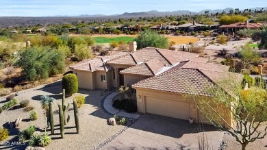 Custom home located on the 17th Tee of the Peaks GC in the 55+ on Tonto Verde Golf Club in Arizona - for sale on GolfHomes.com, golf home, golf lot