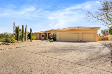 Custom home located on the 17th Tee of the Peaks GC in the 55+ on Tonto Verde Golf Club in Arizona - for sale on GolfHomes.com, golf home, golf lot