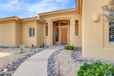 Custom home located on the 17th Tee of the Peaks GC in the 55+ on Tonto Verde Golf Club in Arizona - for sale on GolfHomes.com, golf home, golf lot