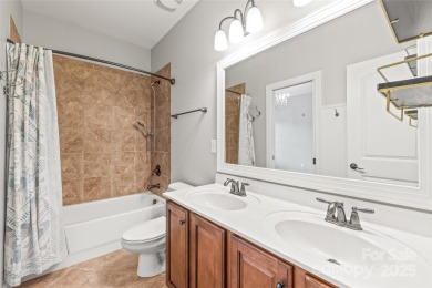 Discover timeless elegance in this full-brick stately Skybrook on Skybrook Golf Club in North Carolina - for sale on GolfHomes.com, golf home, golf lot
