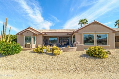 AS YOU ENTER THIS BEAUTIFUL WINDROSE ll. THE SENSATIONAL VIEWS on Sun City Grand Golf Couse and Club in Arizona - for sale on GolfHomes.com, golf home, golf lot