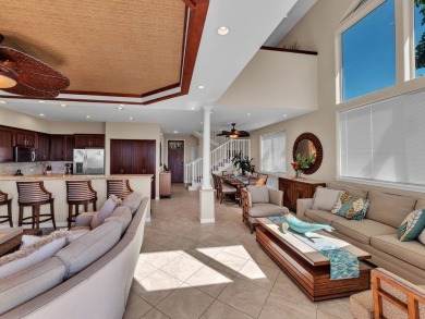 This rare 3-bedroom, 3-bath end unit villa in the gated Palm on Mauna Lani Resort Golf Course in Hawaii - for sale on GolfHomes.com, golf home, golf lot