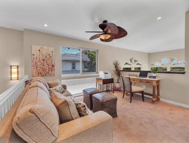 This rare 3-bedroom, 3-bath end unit villa in the gated Palm on Mauna Lani Resort Golf Course in Hawaii - for sale on GolfHomes.com, golf home, golf lot