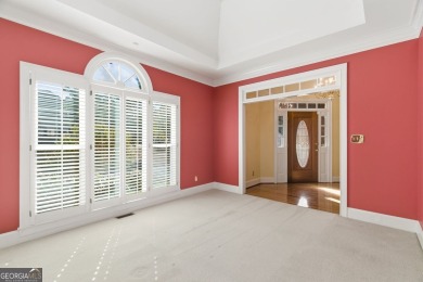 Stately elegance and livable luxury await at this expansive 5 on Brookstone Golf and Country Club in Georgia - for sale on GolfHomes.com, golf home, golf lot