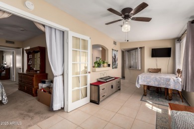 You don't want to miss this charming 2-bedroom townhome in the on Sun City Lakes West and East in Arizona - for sale on GolfHomes.com, golf home, golf lot