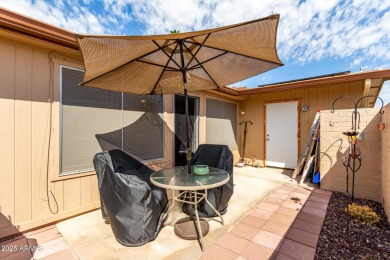 You don't want to miss this charming 2-bedroom townhome in the on Sun City Lakes West and East in Arizona - for sale on GolfHomes.com, golf home, golf lot