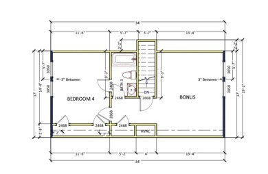 Welcome to the Bishop floor plan. This spacious home has on Woodfin Ridge Golf Club in South Carolina - for sale on GolfHomes.com, golf home, golf lot
