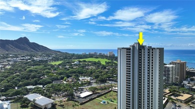 Located on the 30th floor of Diamond Head Vista, this corner on Ala Wai Golf Course in Hawaii - for sale on GolfHomes.com, golf home, golf lot